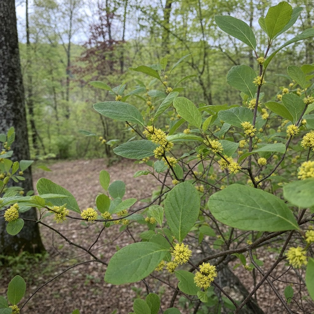 Spicebush close-up